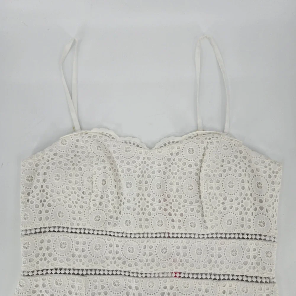 Lilly Pulitzer Jaida Dress White NWT 6 Bridal Shower Mini Short Graduation Dress - Picture 7 of 14